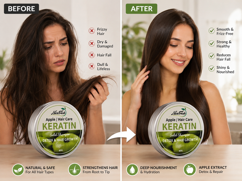 NiceFresh Keratin Shampoo Bar